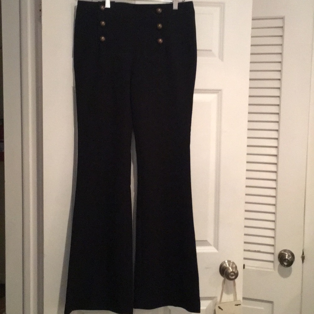 Flair leg sailor pants
